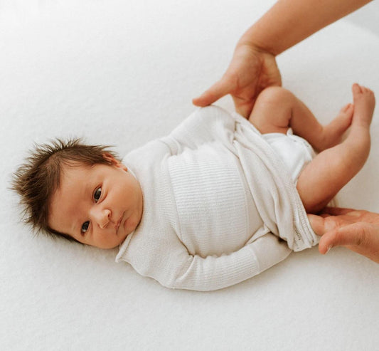 Swaddelini Bamboo Blend Sleep Sack Swaddle - Beige (6-12LBS)