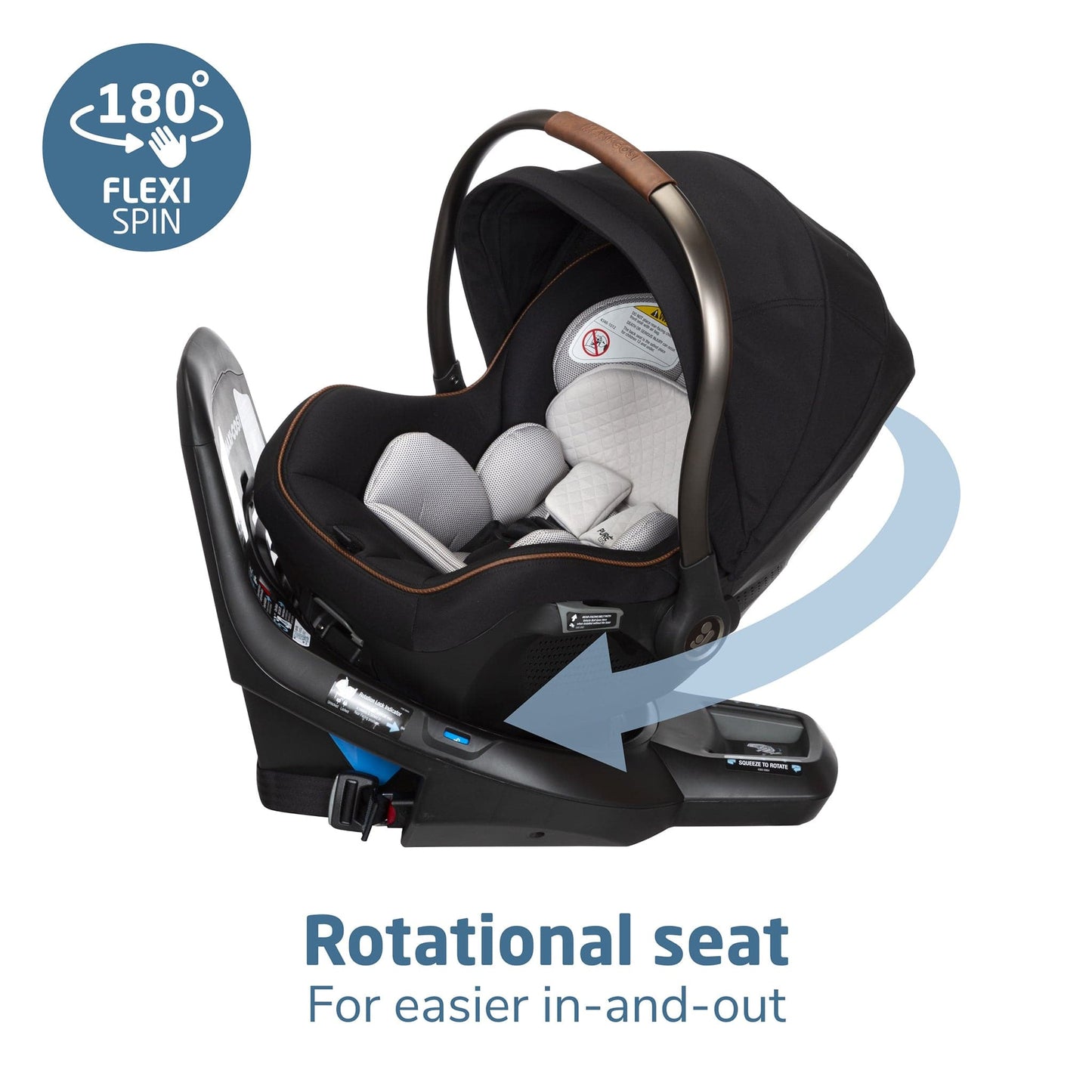 Maxi-Cosi Peri 180 Rotating Infant Car Seat - Onyx Sand