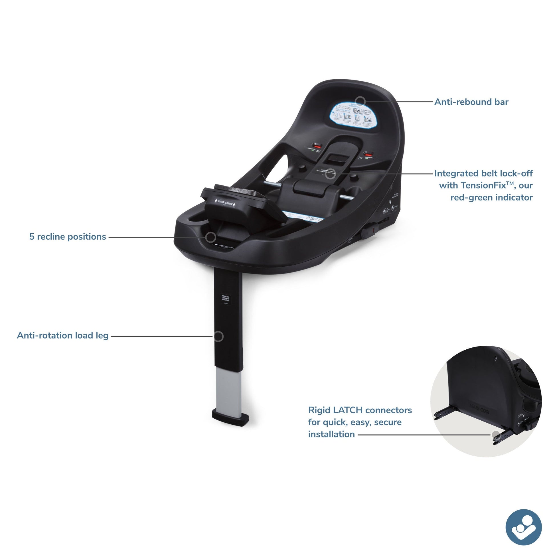 Maxi-Cosi Ambra Infant Car Seat Base - Black