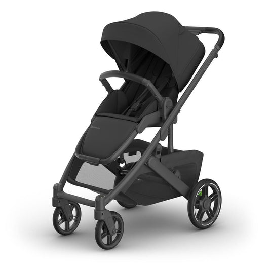 UPPAbaby Cruz V3 Stroller - Jake (Charcoal / Carbon Frame / Black Leather) - 0403-CRZ-NA-JKE
