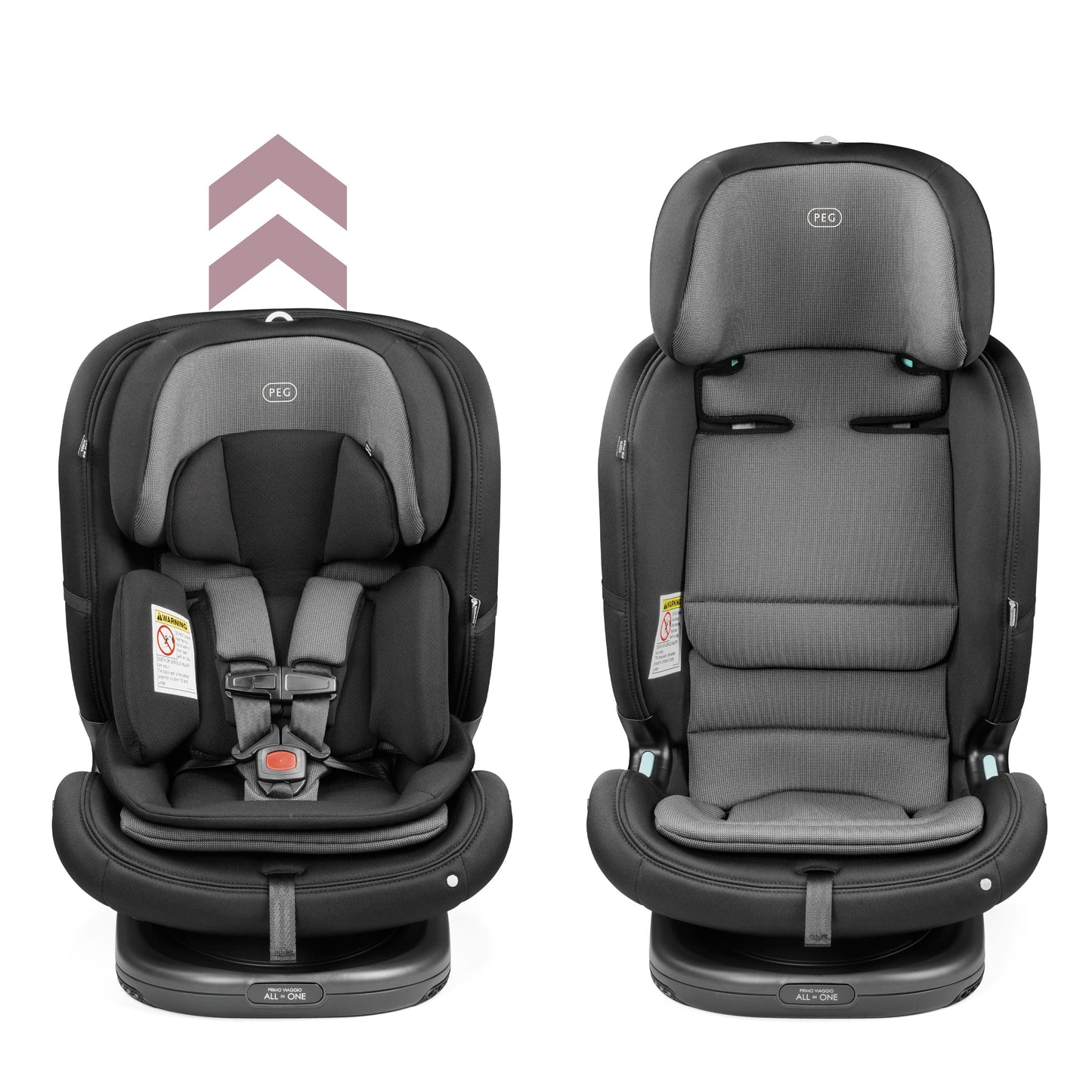 PEG Primo Viaggio All In One Convertible Car Seat - Crystal Black