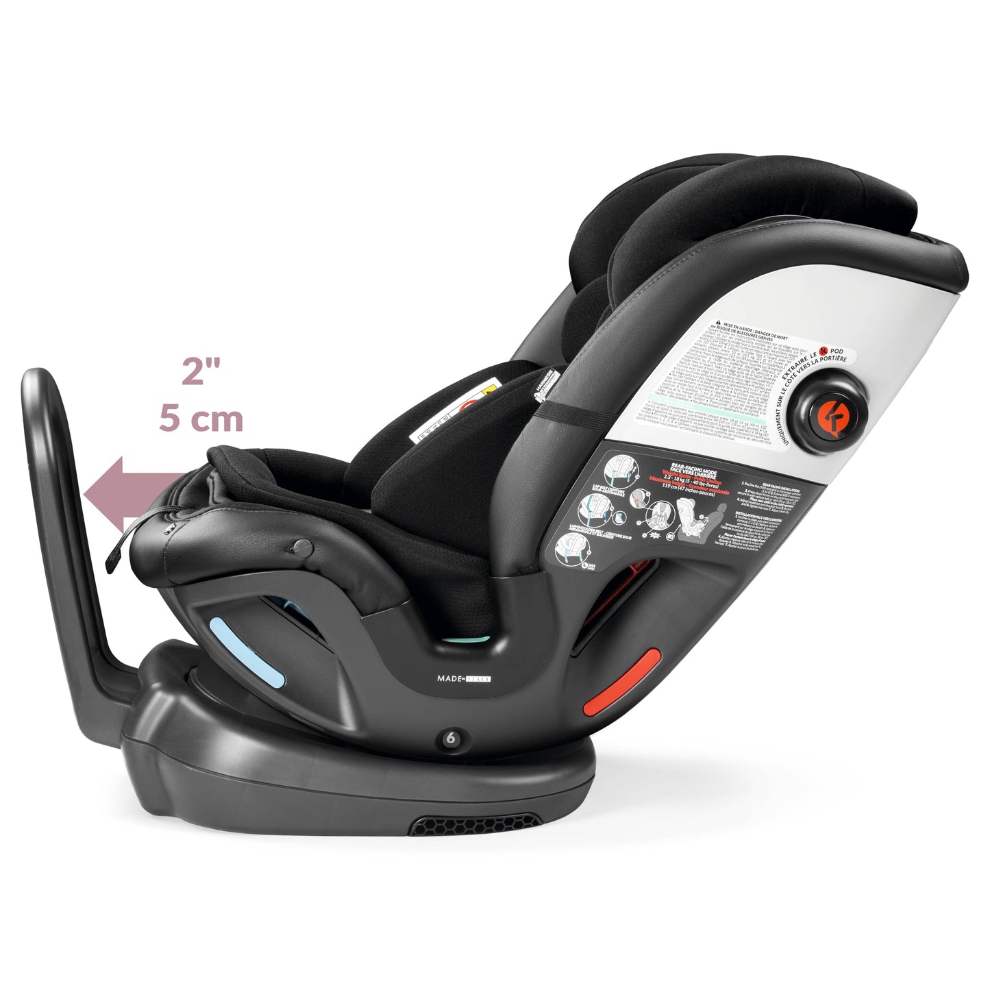PEG Primo Viaggio All-In-One Convertible Car Seat - Licorice