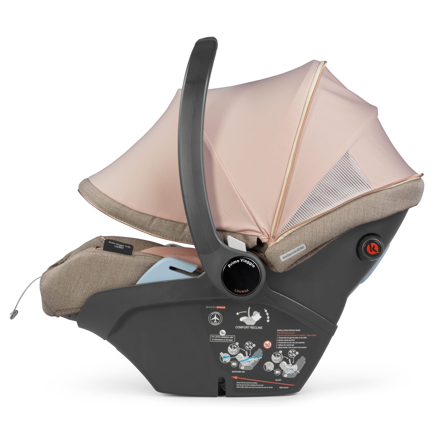 PEG Primo Viaggio Lounge Reclining Infant Car Seat - Mon Amour