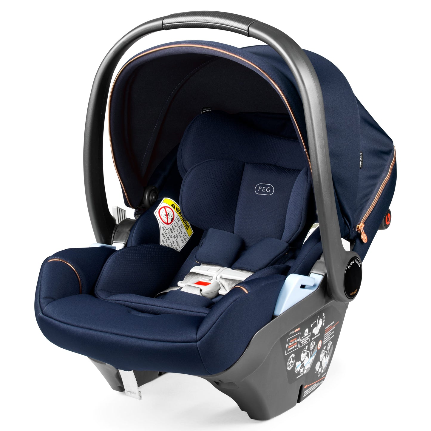 PEG Primo Viaggio Lounge Reclining Infant Car Seat - Blue Shine