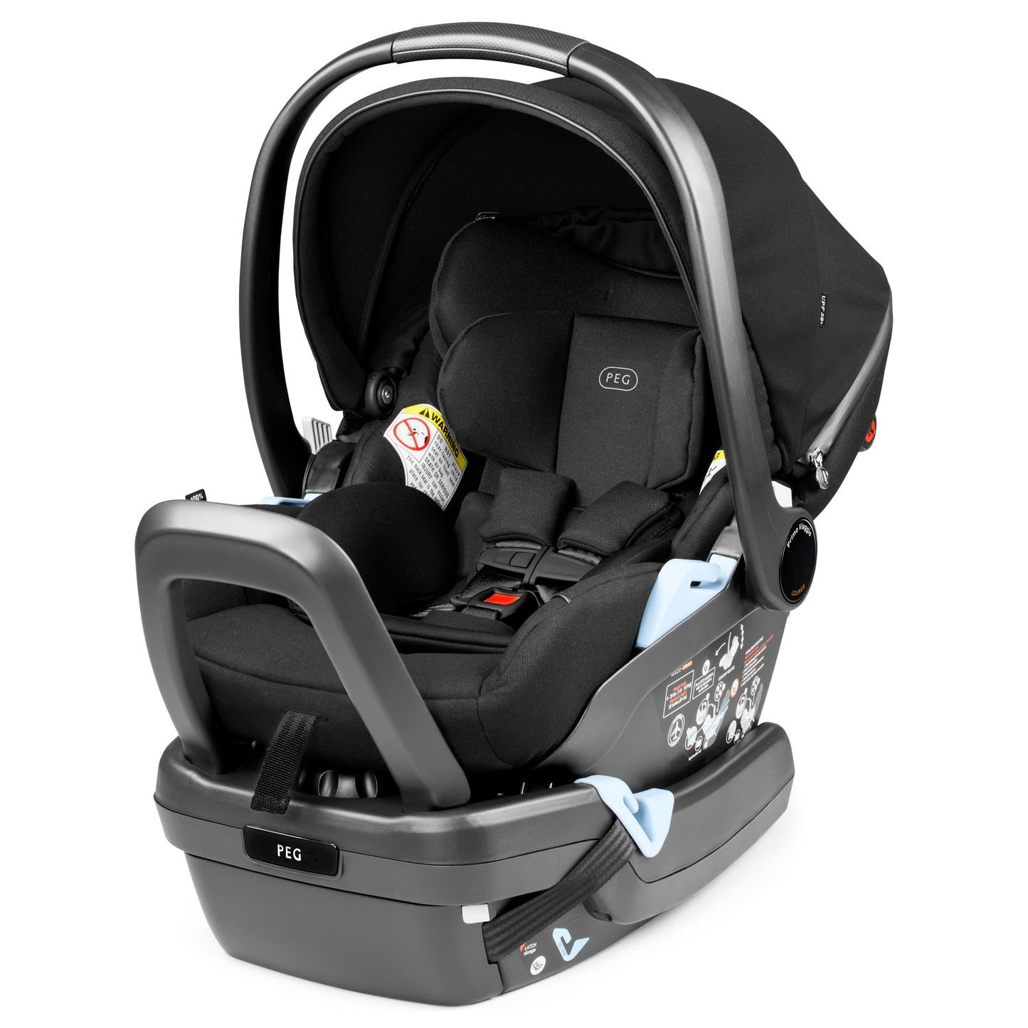 PEG Primo Viaggio Lounge Reclining Infant Car Seat - True Black