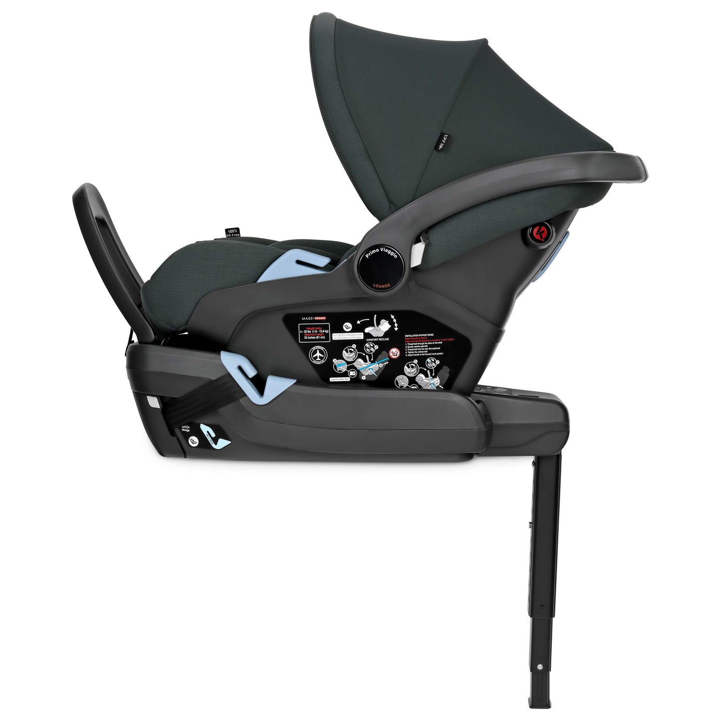 PEG Primo Viaggio Lounge Reclining Infant Car Seat - Metal