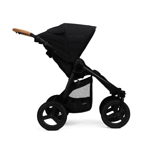 Bumbleride Indie Twin Stroller + One Bassinet Bundle - Black