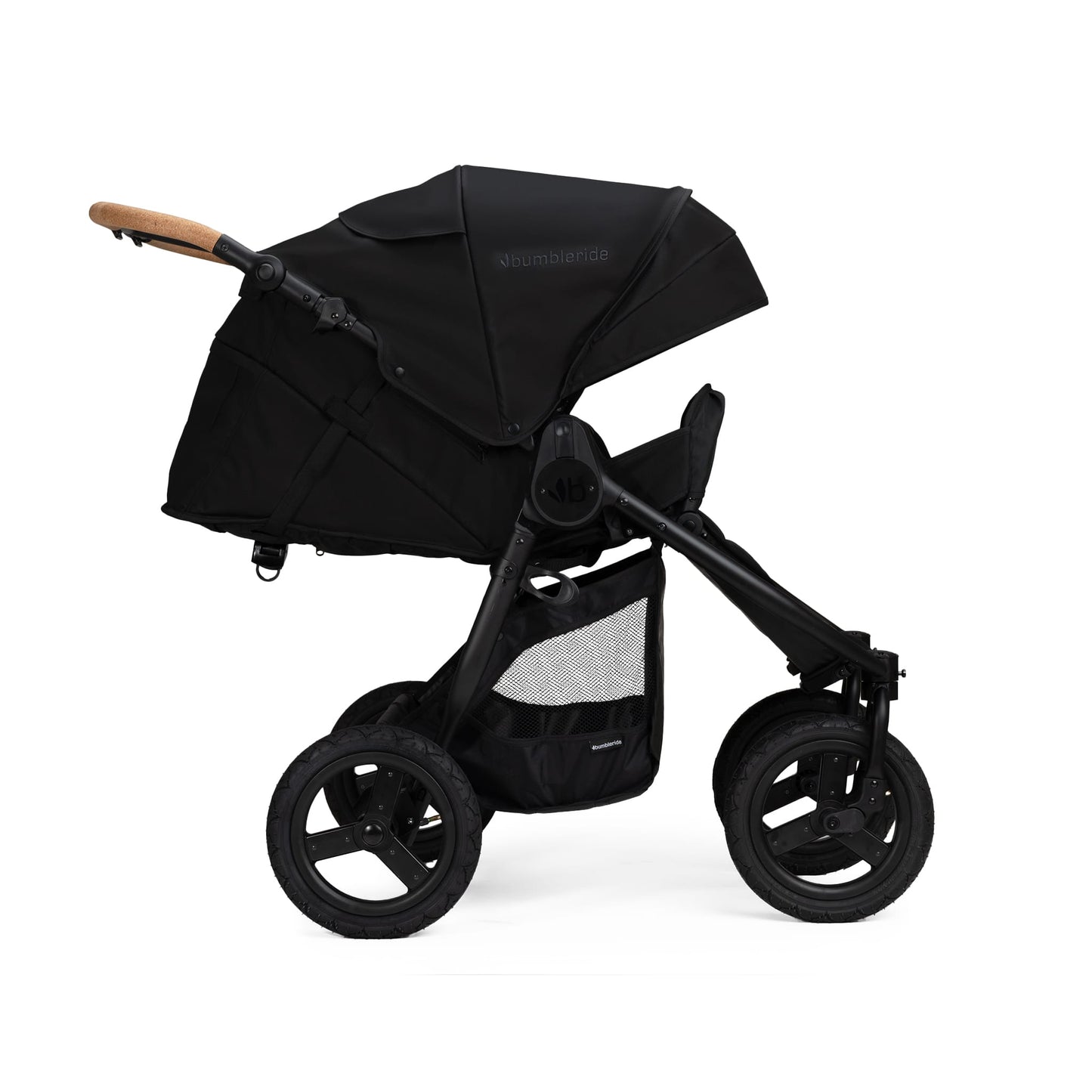 Bumbleride Indie Twin Stroller + Two Bassinet Bundle - Black