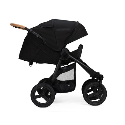 Bumbleride Indie Twin Stroller + Two Bassinet Bundle - Black