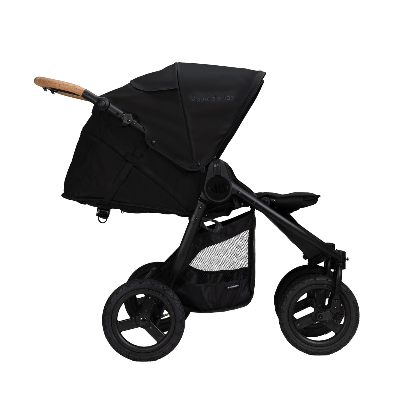 Bumbleride Indie Twin Stroller + Two Bassinet Bundle - Black
