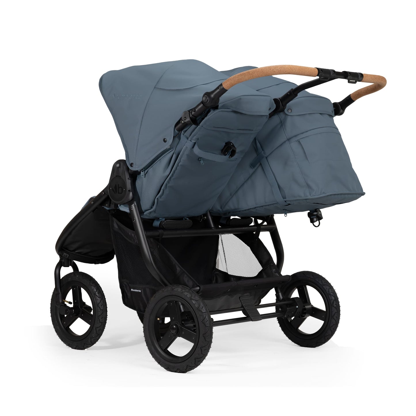 Bumbleride Indie Twin Stroller + One Bassinet Bundle - Ocean