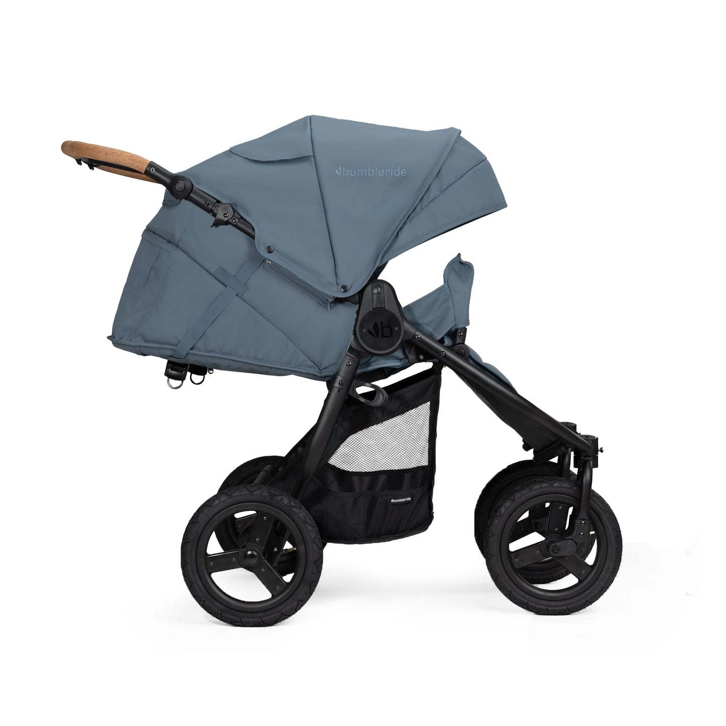 Bumbleride Indie Twin Stroller + One Bassinet Bundle - Ocean