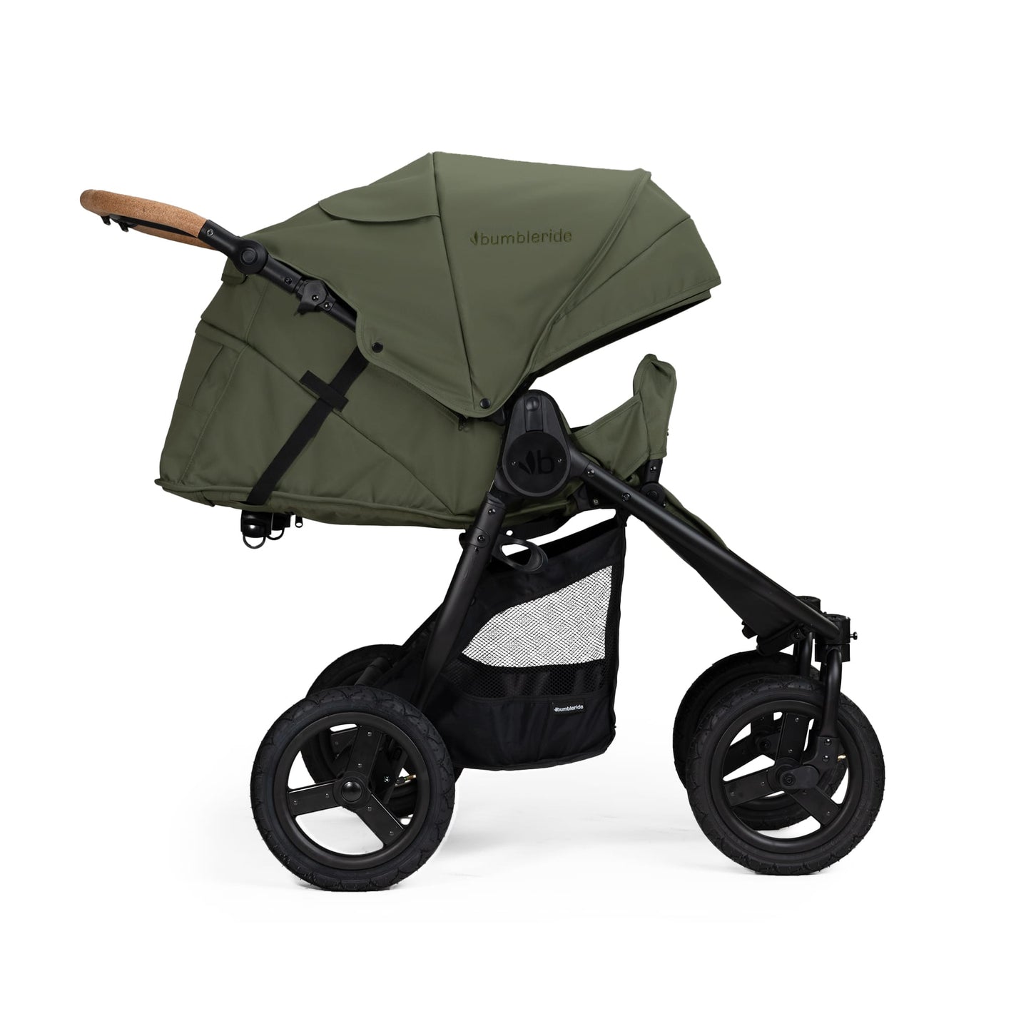 Bumbleride Indie Twin Stroller + One Bassinet Bundle - Olive