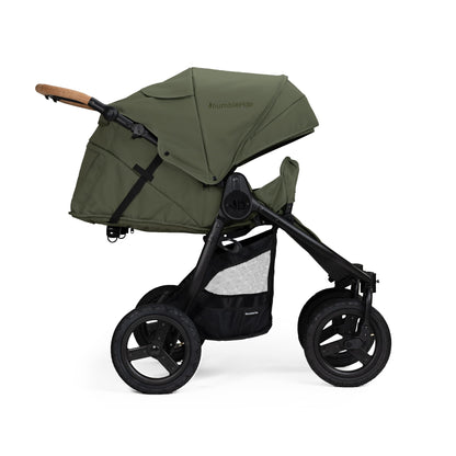 Bumbleride Indie Twin Stroller + One Bassinet Bundle - Olive