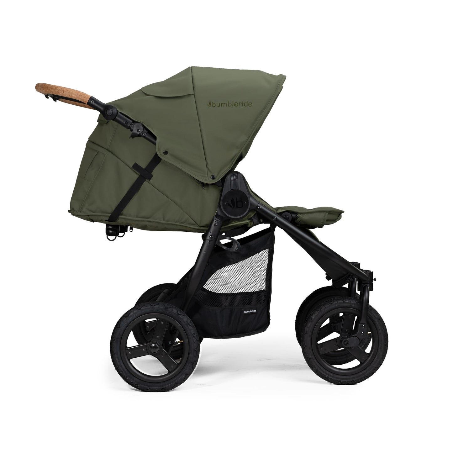 Bumbleride Indie Twin Stroller + One Bassinet Bundle - Olive