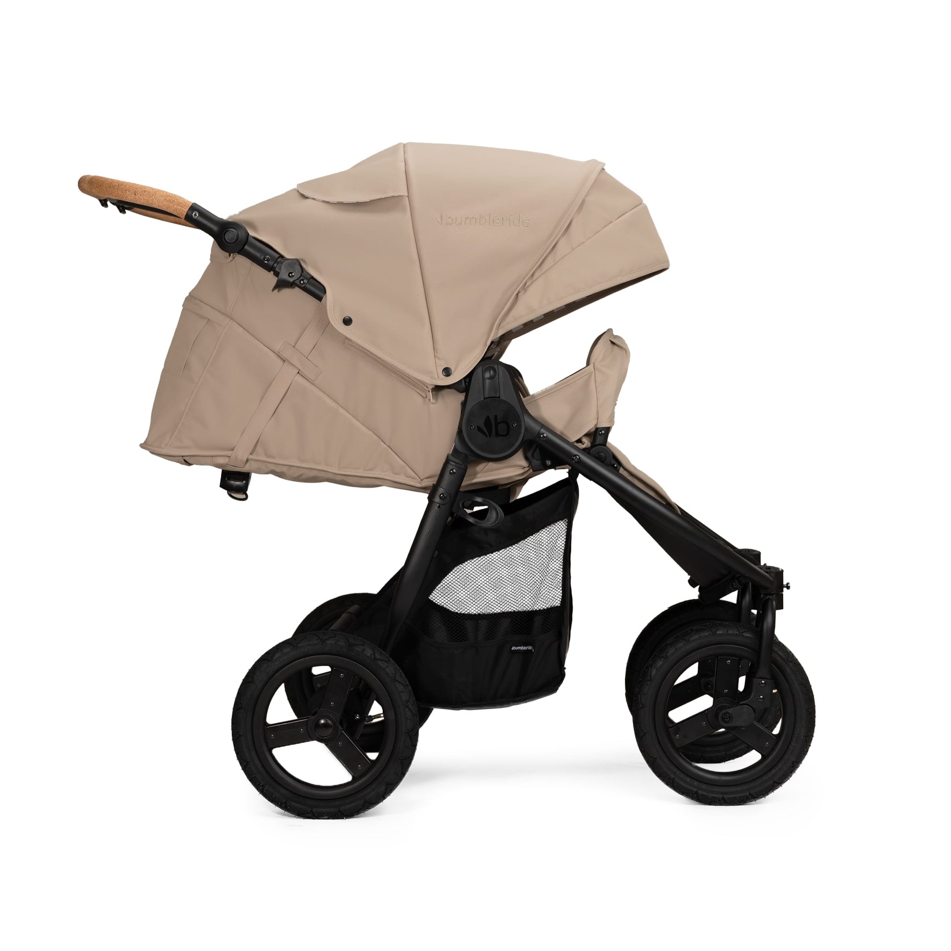 Bumbleride Indie Twin + Two Clek Liings Travel System Sand/Latte