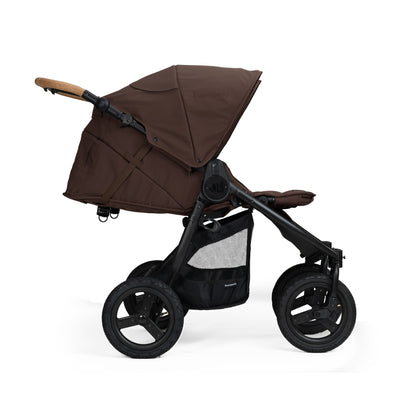 Bumbleride Indie Twin Stroller + One Bassinet Bundle - Walnut