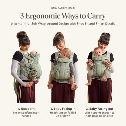 BabyBjörn Baby Carrier Hold - Woven, Sand Gray