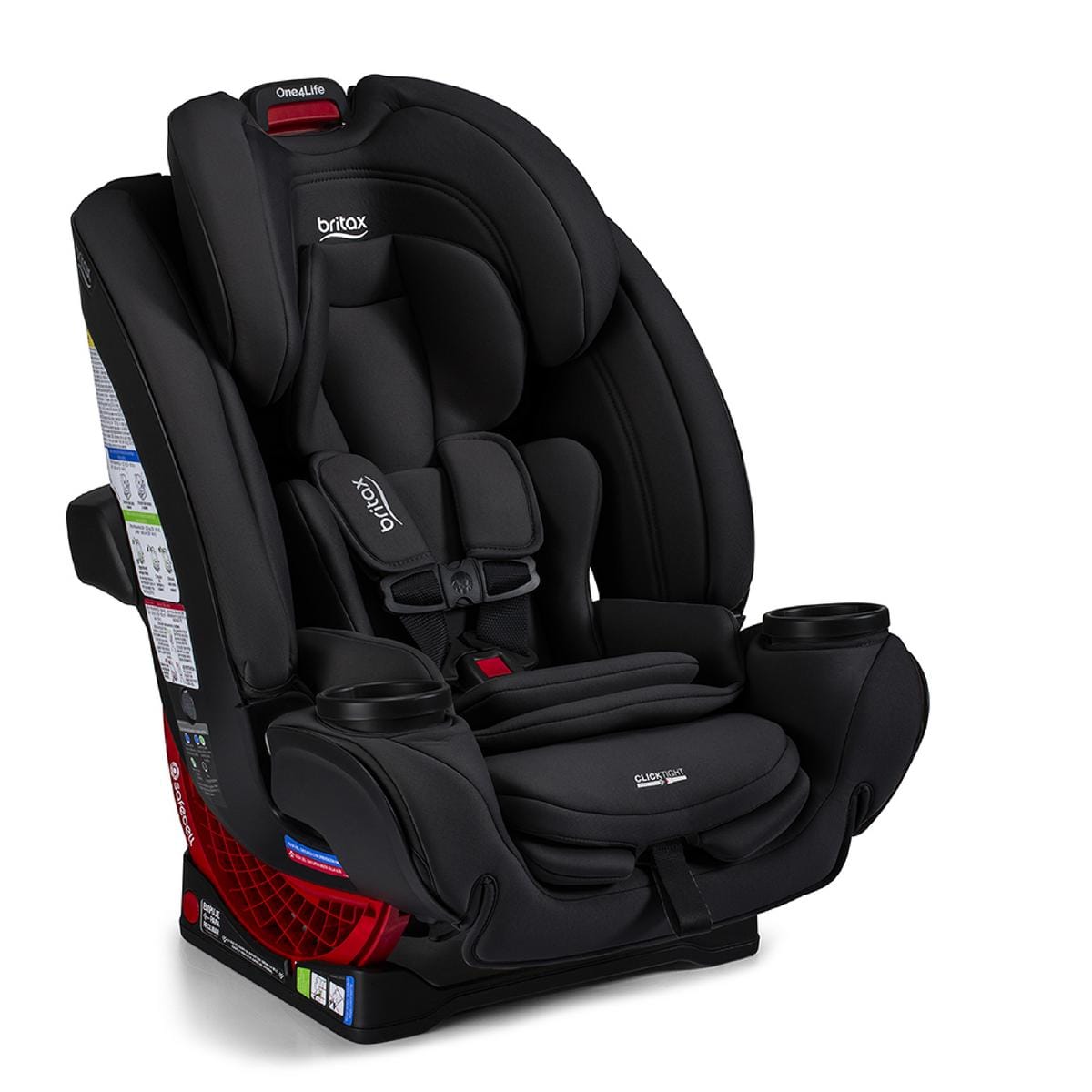 Britax One4Life All-in-One Convertible Car Seat, ClickTight & SafeWash - Raven Black