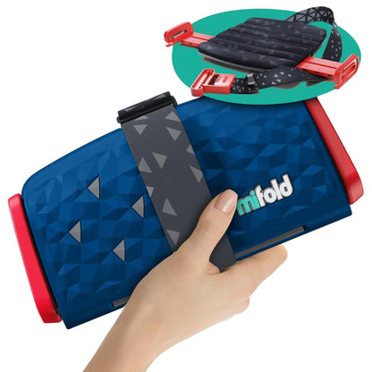 Mifold Comfort Grab-and-Go Booster - Ocean Blue