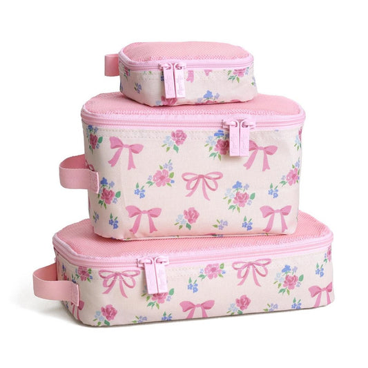 Itzy Ritzy Packing Cubes - Ribbons & Roses - 202201925