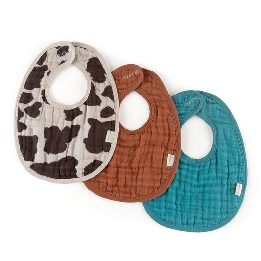 Itzy Ritzy Itzy Bibs 3-Pack Muslin Bibs - Giddy Up! - 807151720