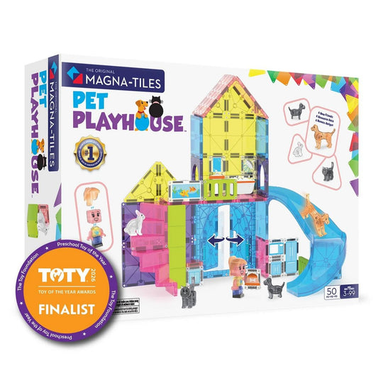 Magna-Tiles Pet Playhouse, 50 Piece Set - 252050PP