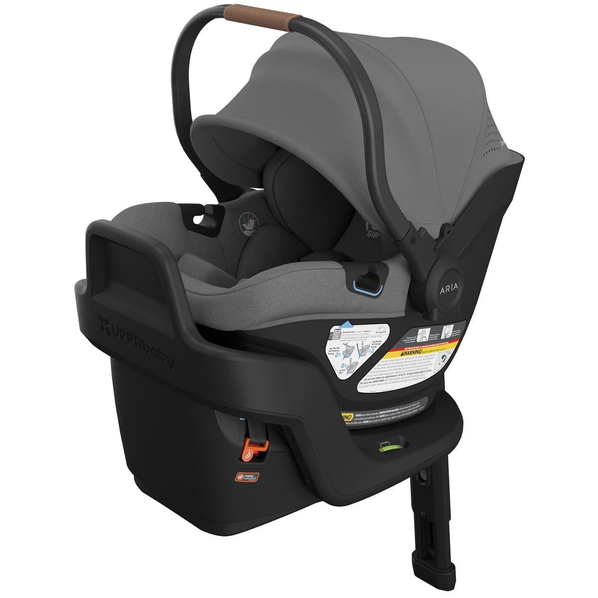UPPAbaby Aria V2 Lightweight Infant Car Seat - Greyson (Charcoal Melange) - 1002-ARI-US-GRE