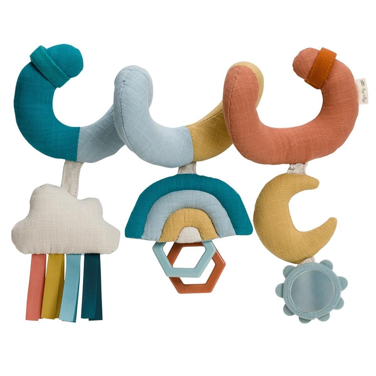 Itzy Ritzy Itzy Bitzy Spiral Car Seat Activity Toy - Rainbow - SPRL8450