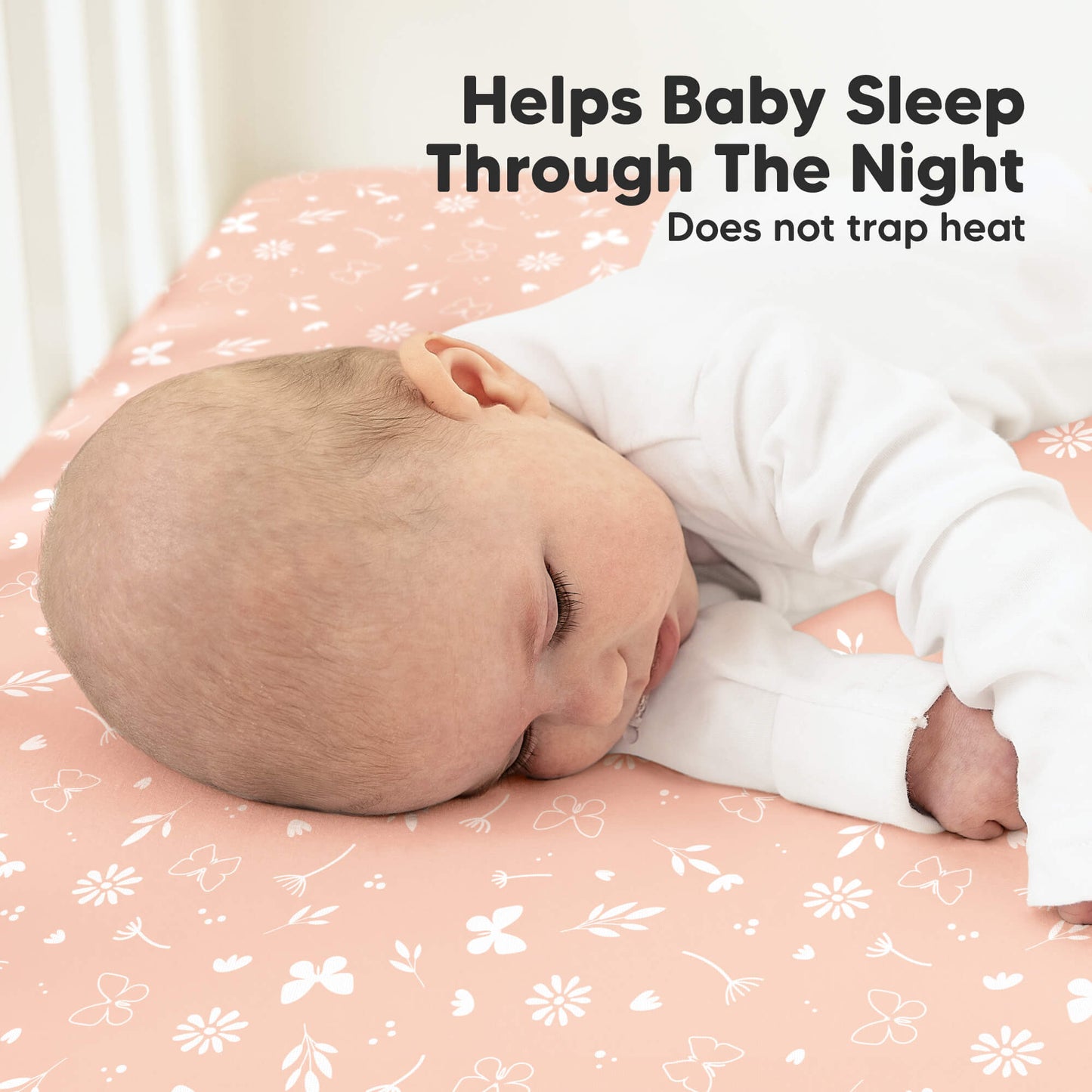 KeaBabies Organic Cotton Fitted Crib Sheet 2 Pack - KeaSafari image 5