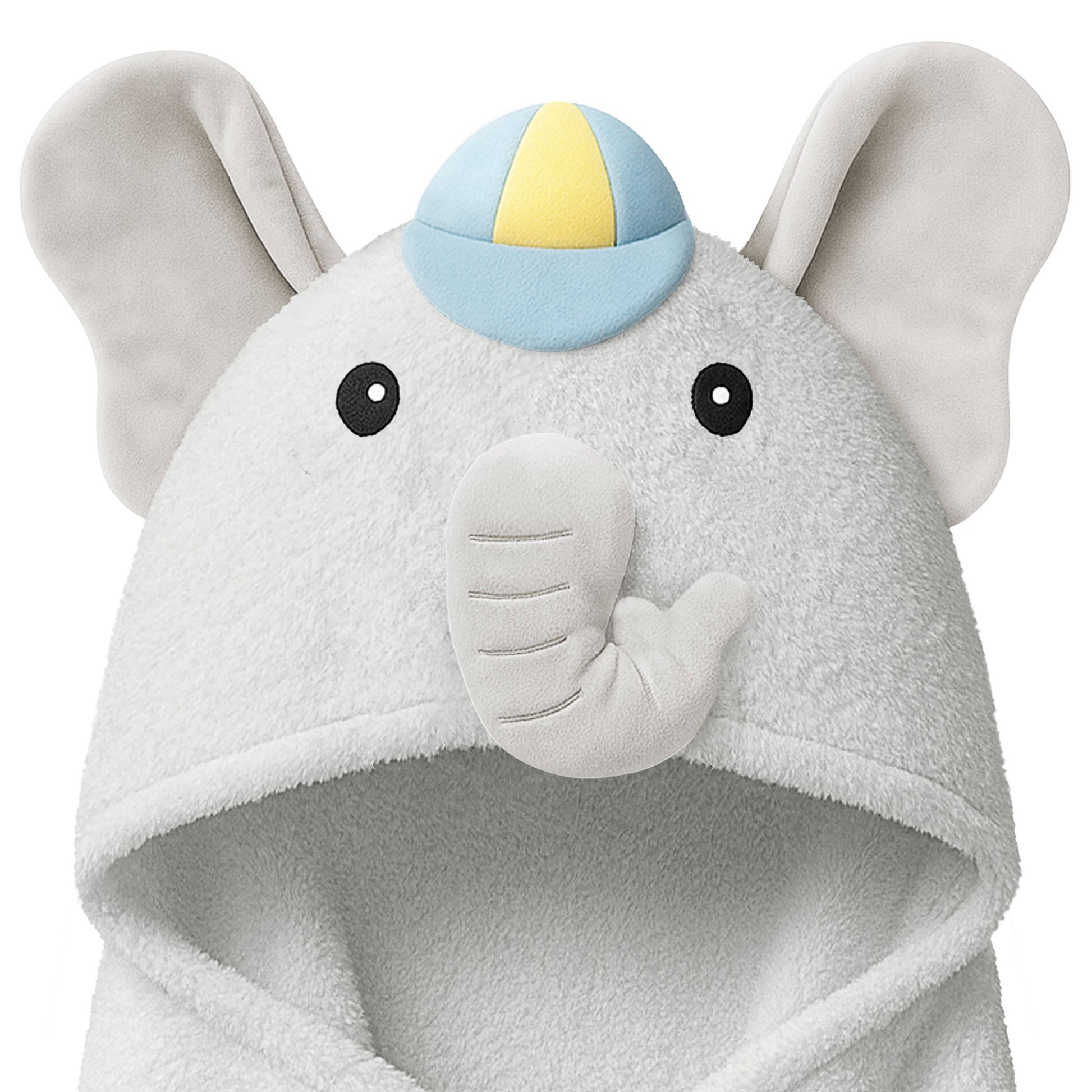 KeaBabies Playpals Hooded Baby Bath Towel - Ella