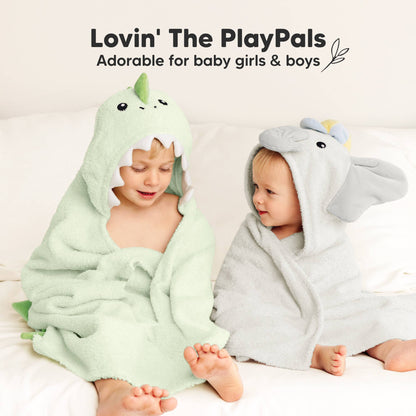 KeaBabies Playpals Hooded Baby Bath Towel - Ella