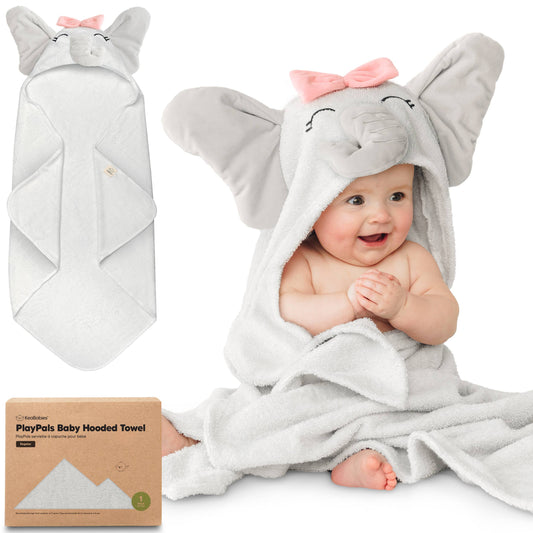 KeaBabies Playpals Hooded Baby Bath Towel - Ella