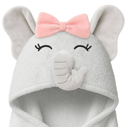 KeaBabies Playpals Hooded Baby Bath Towel - Ethan