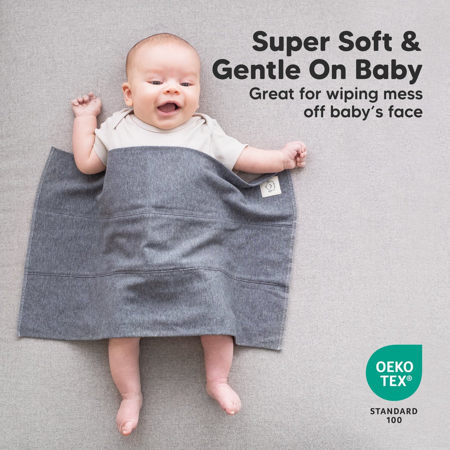 KeaBabies Shea Burp Cloths 6 Pack - Wilderness image 3