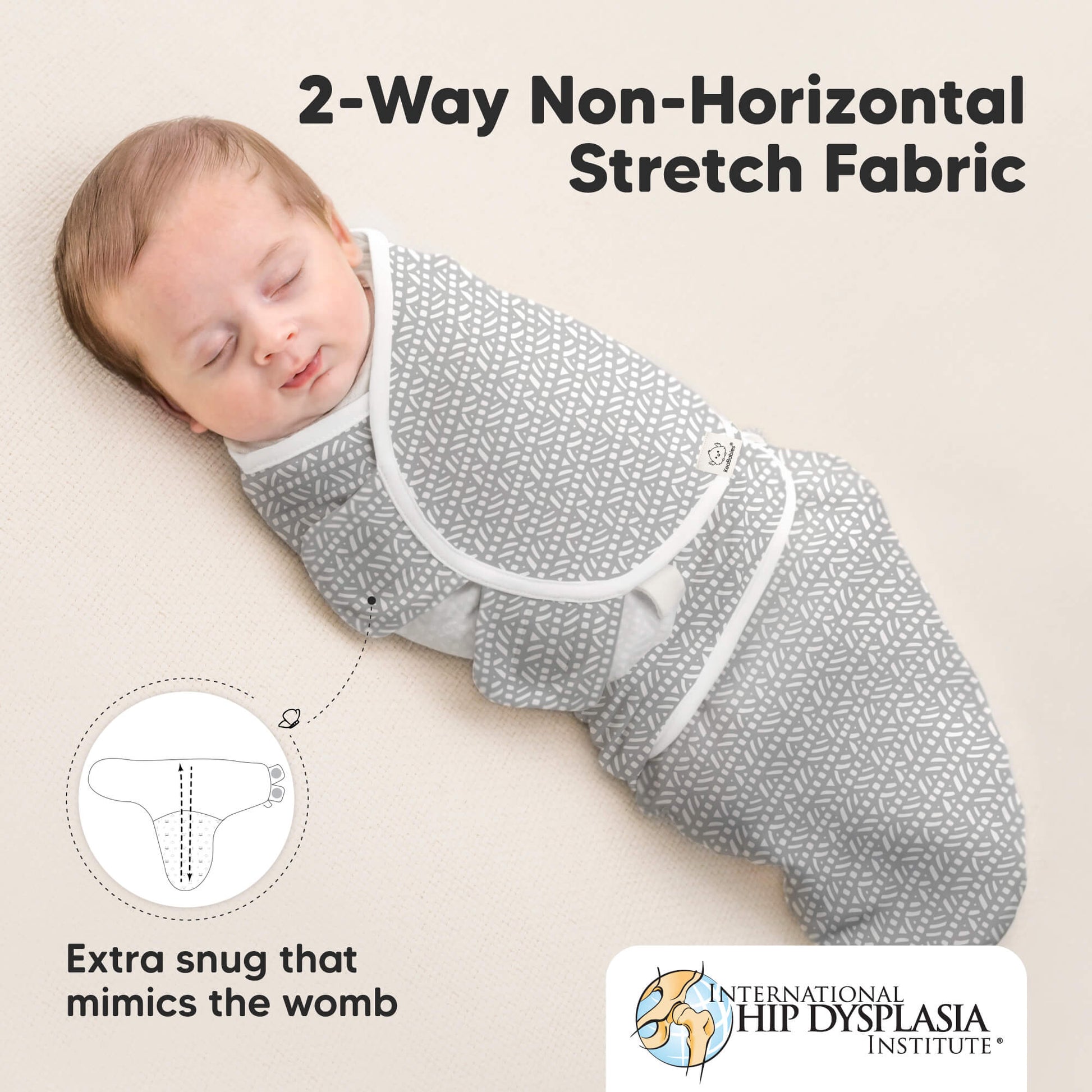 KeaBabies Soothe Baby Swaddles 3 Pack - ABC Land Cloud image 7