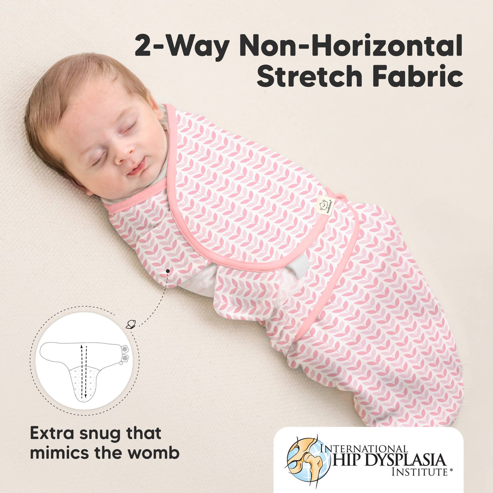 KeaBabies Soothe Baby Swaddles 3-Pack - Butterflies