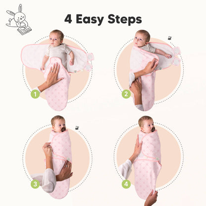 KeaBabies Soothe Baby Swaddles 3-Pack - Butterflies
