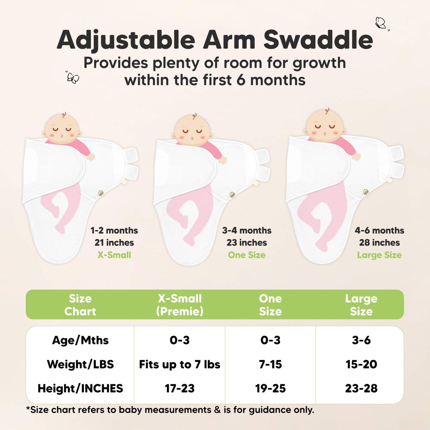 KeaBabies Soothe Wren Swaddle Sleep Sacks 3 Pack - Glacier image 6