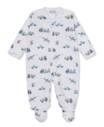 Kissy Kissy Zip Footie - Bears on the Go, 3-6M