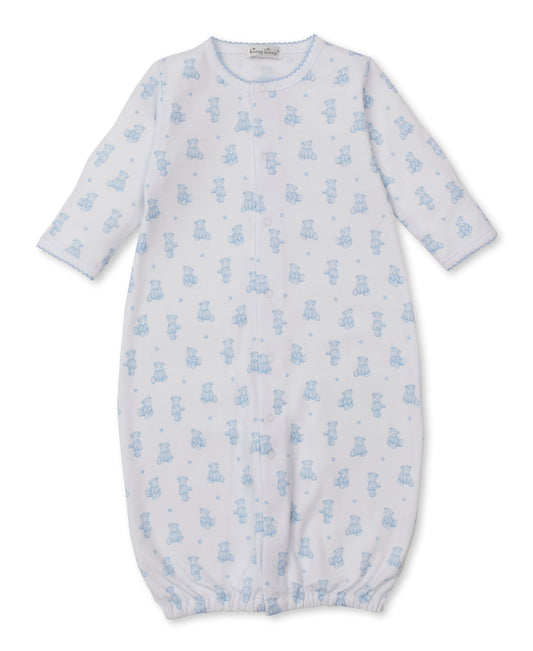 Kissy Kissy Convertible Gown - Teddy Bears, Light Blue, Newborn