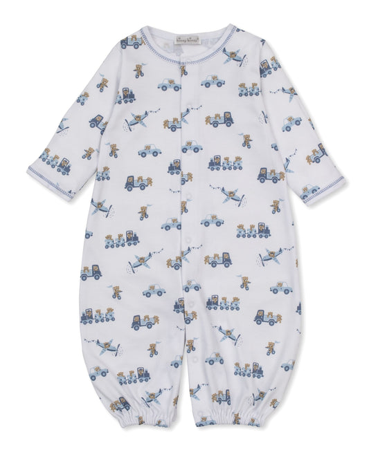 Kissy Kissy Convertible Gown Print - Multi, Newborn