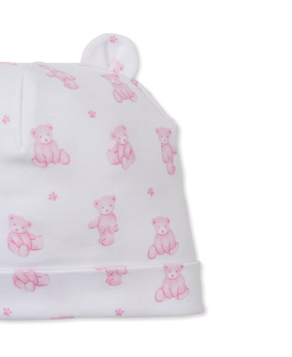 Kissy Kissy Hat - Teddy Bears, Pink, Newborn - Image 2