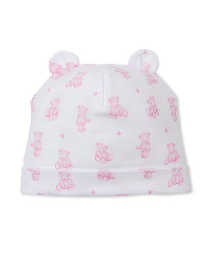 Kissy Kissy Hat - Teddy Bears, Pink, Newborn