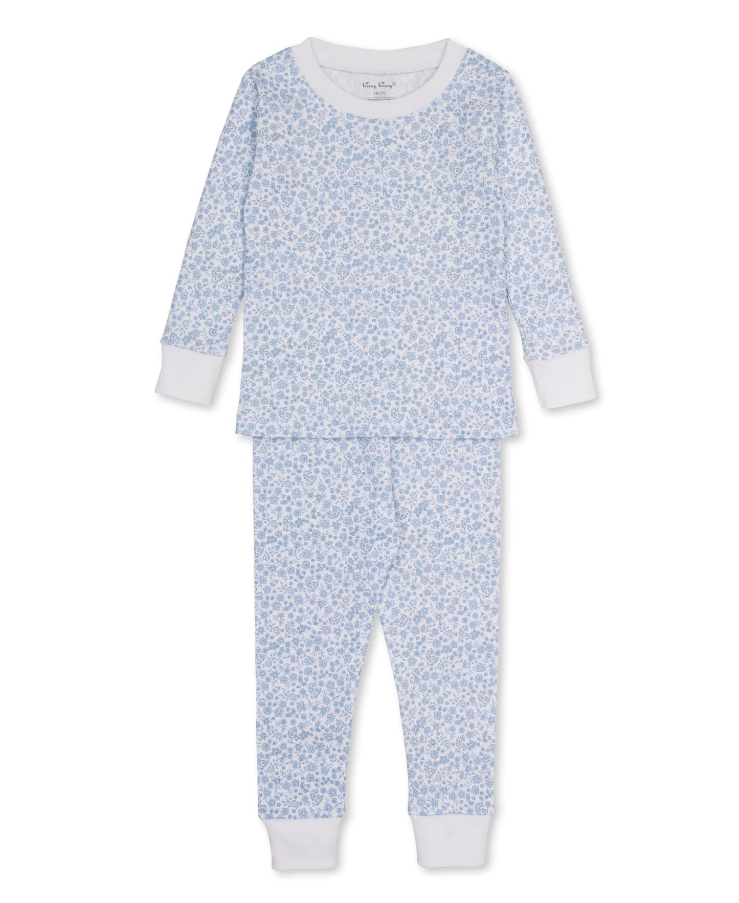 Kissy Kissy Snug Pajama Set - Fall Blooms, 18-24M