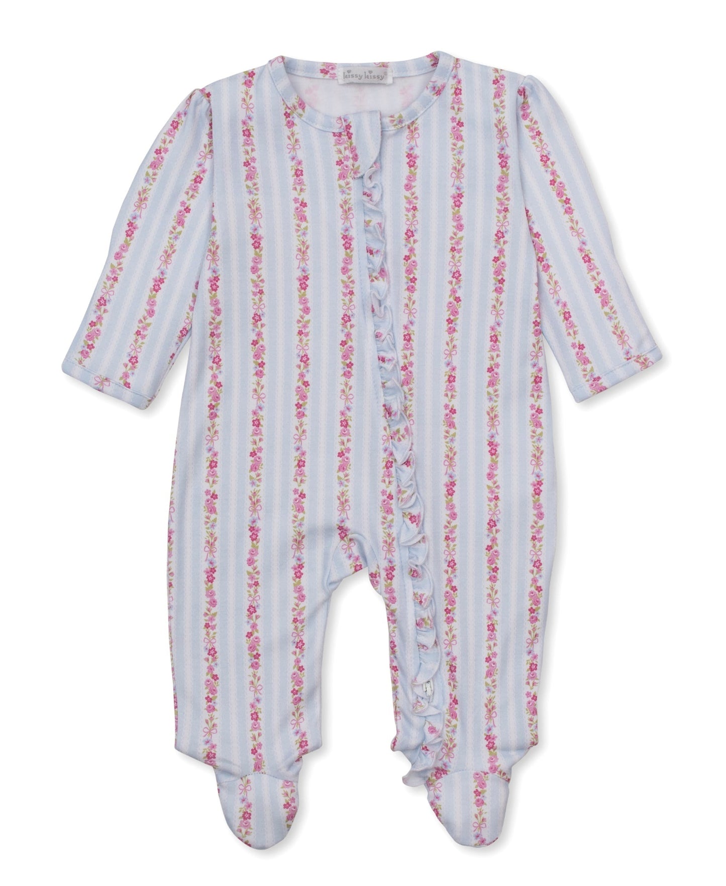 Kissy Kissy Zip Footie - Rose Renaissance Multi, Newborn