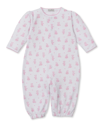 Kissy Kissy Convertible Gown - Teddy Bears, Pink, Newborn - Image 2