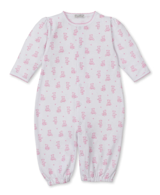Kissy Kissy Convertible Gown - Teddy Bears, Pink, Newborn