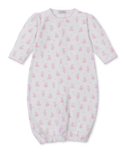 Kissy Kissy Convertible Gown - Teddy Bears, Pink, Newborn