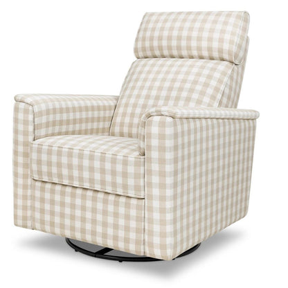 Namesake Willa Plus Electric Glider Recliner w/ Electric Headrest - Tan Gingham - M17186TGH